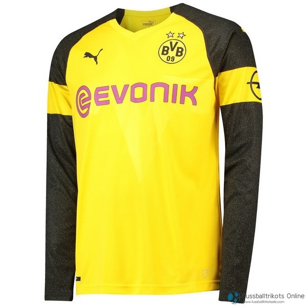 Borussia Dortmund Trikot Heim ML 2018-19 Gelb Fussballtrikots Günstig